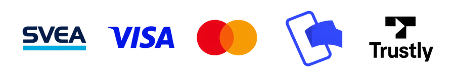 Svea, Visa, Mastercard, MobilePay ja Trustly
