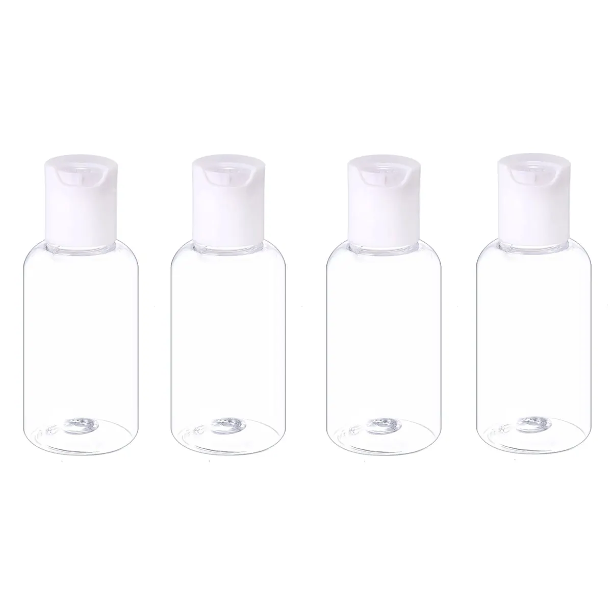 4 matkakokoista pulloa 75 ml korkilla